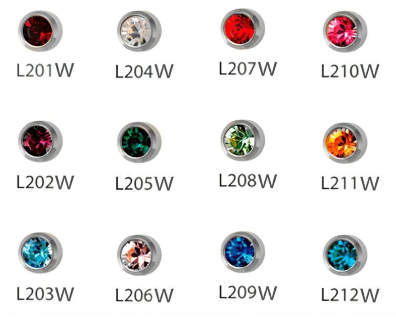 Серьги для пирсинга- завальцованные - большие, среднии , маленькие, основание под серебро