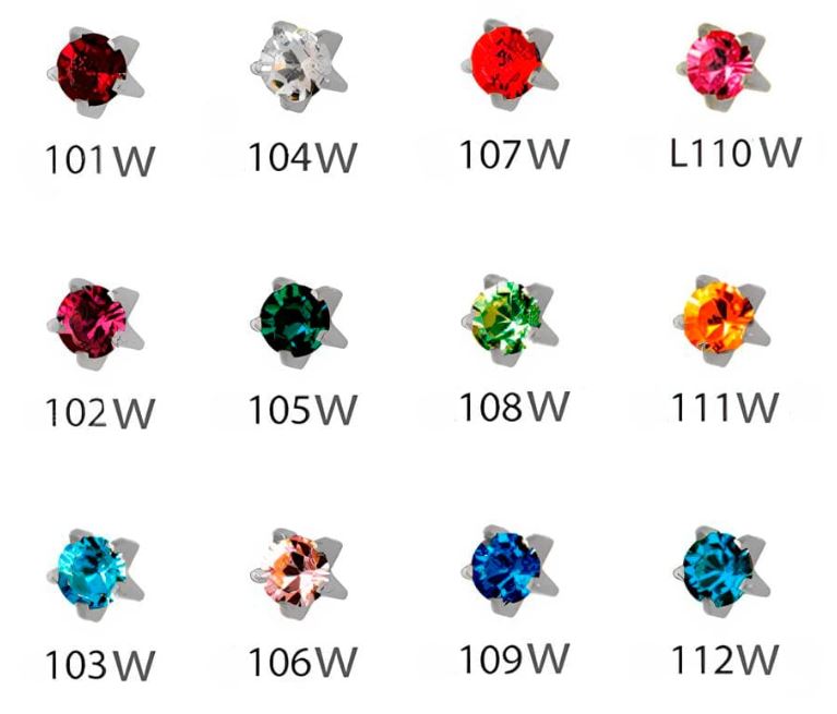 Серьги для пирсинга- крапан  большие, среднии , маленькие, основание под серебро