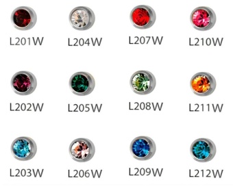 Серьги для пирсинга- завальцованные - большие, среднии , маленькие, основание под серебро